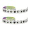 Wiggle Eyes Sticker Roll, Black, 0.5", 1000 Per Roll, 2 Rolls